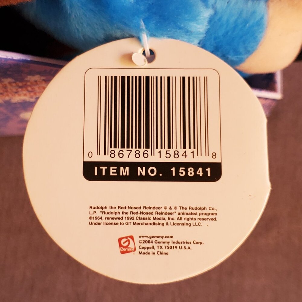 Gemmy Yukon Cornelius Plush of Rudolph The Red Nose Reindeer Animated Sings - Picture 6 of 6